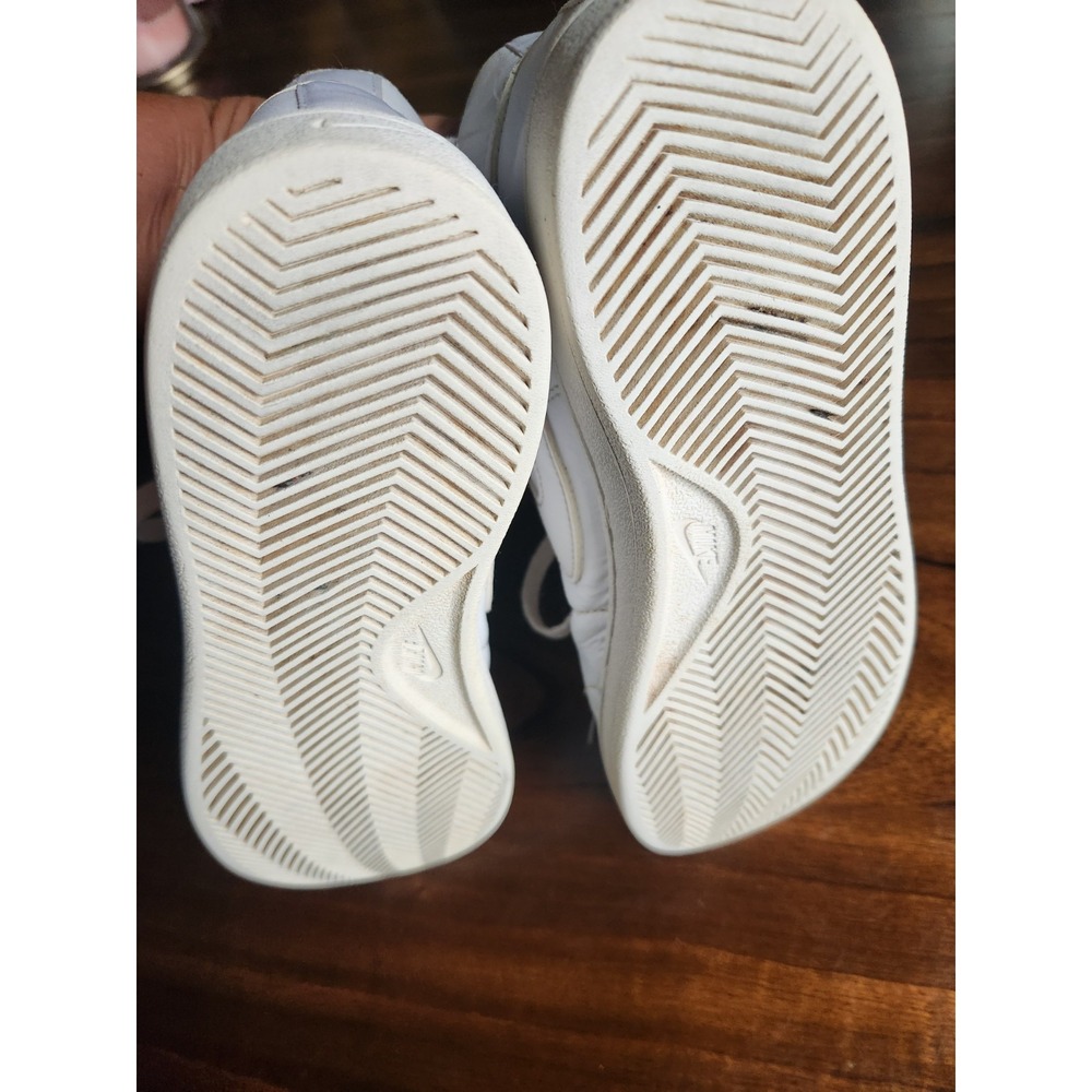 Nike Court Royale 2 Mid Triple White - Women's 6.5 White Leather shoes - Picture 12 of 13